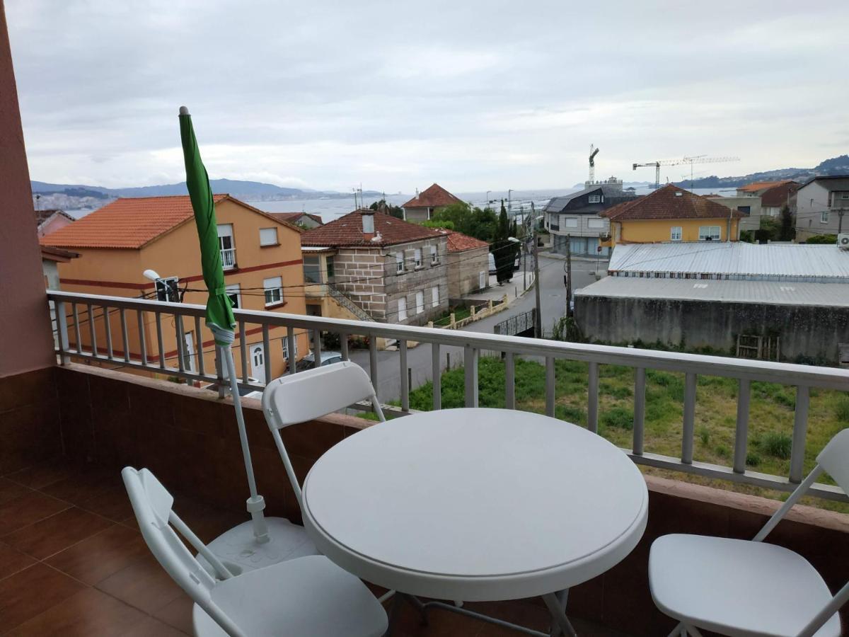 Amplio Apartamento Exterior Con Vistas A Islas Cies Moaña Extérieur photo